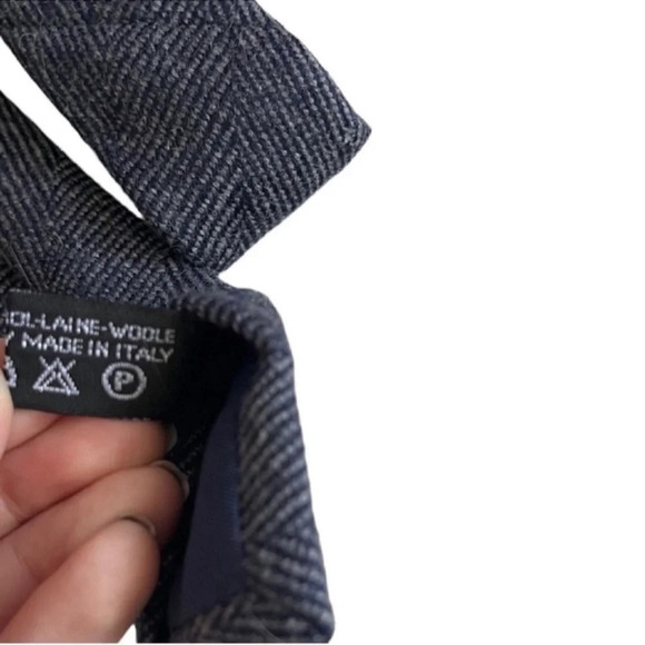 Michele NEGRI 100% Wool Luxury Designer Men’s Tie. - Picture 8 of 8